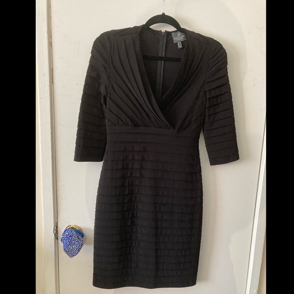 Adrianna Papell dress, black, size 2.